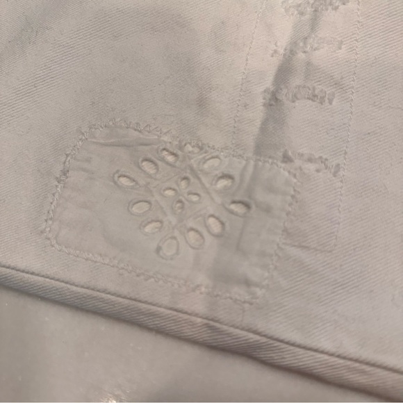 Lauren Ralph Lauren Women's White Eyelet Jeans Relaxed Taper Size 14 NWT $195 - Picture 14 of 14